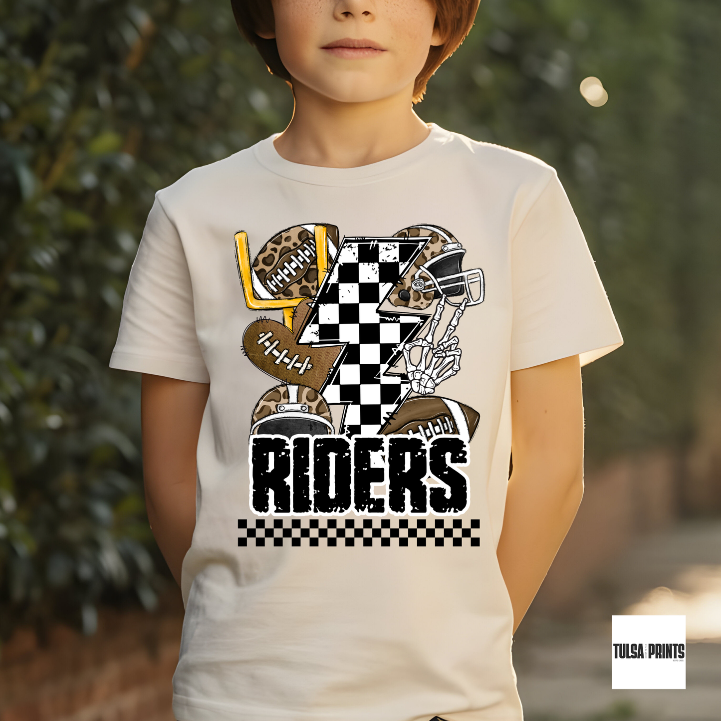 DTF RIDERS FOOTBALL CHECKERED LB TRANSFER