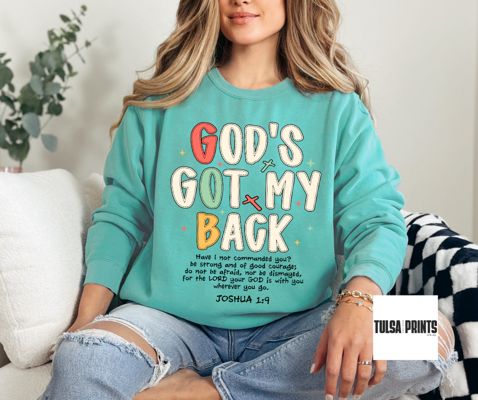 DTF GODS GOT MY BACK TRANSFER