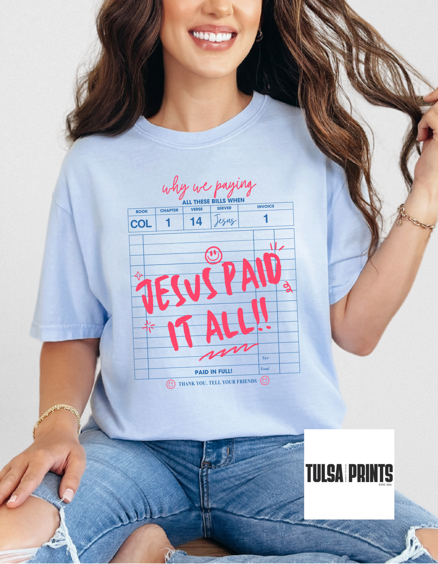 DTF JESUS PAID IT ALL TRANSFER