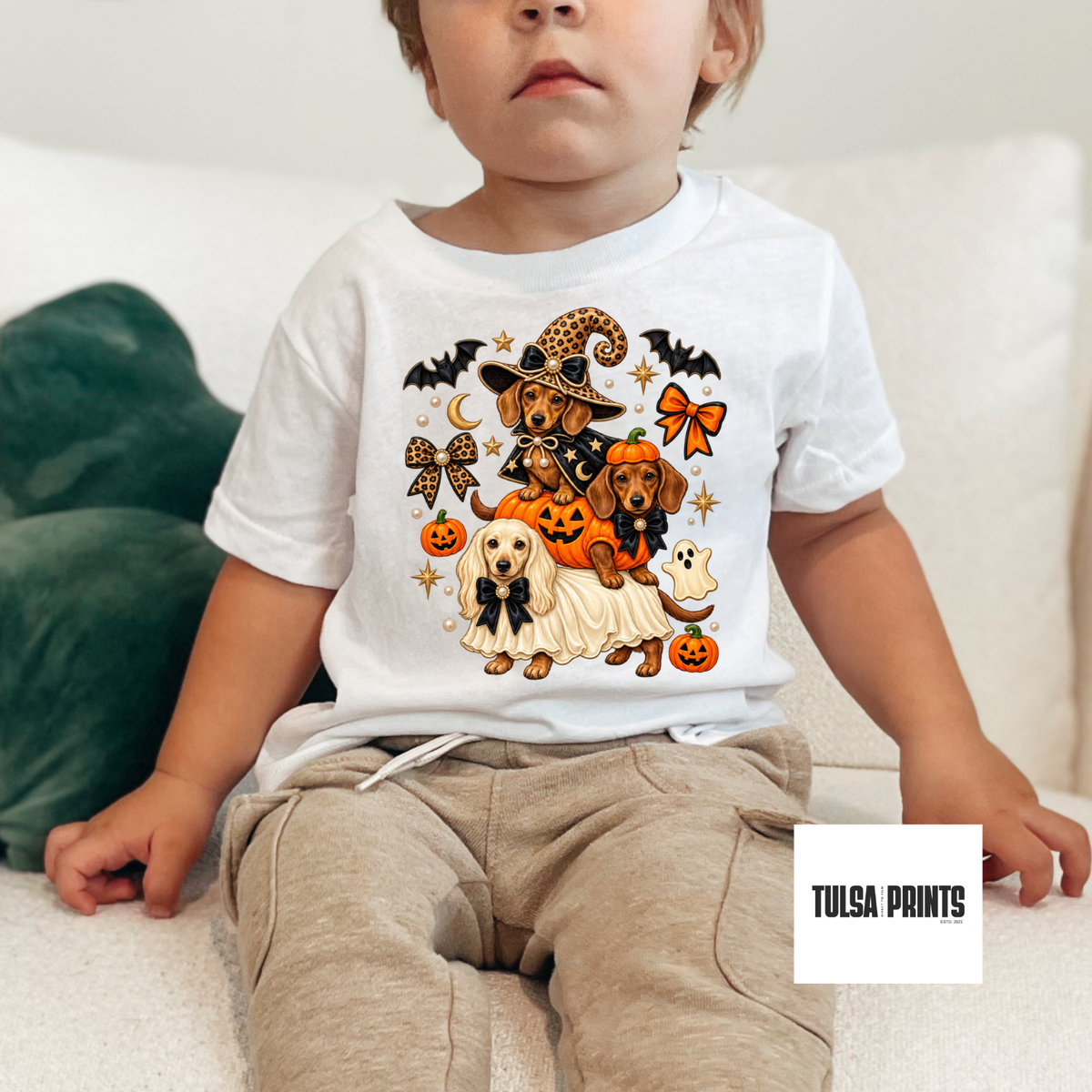 DTF DACHSHUND HALLOWEEN TRANSFER