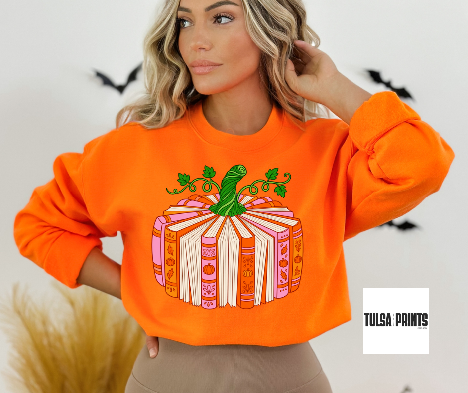 DTF PUMPKIN BOOK TRANSFER