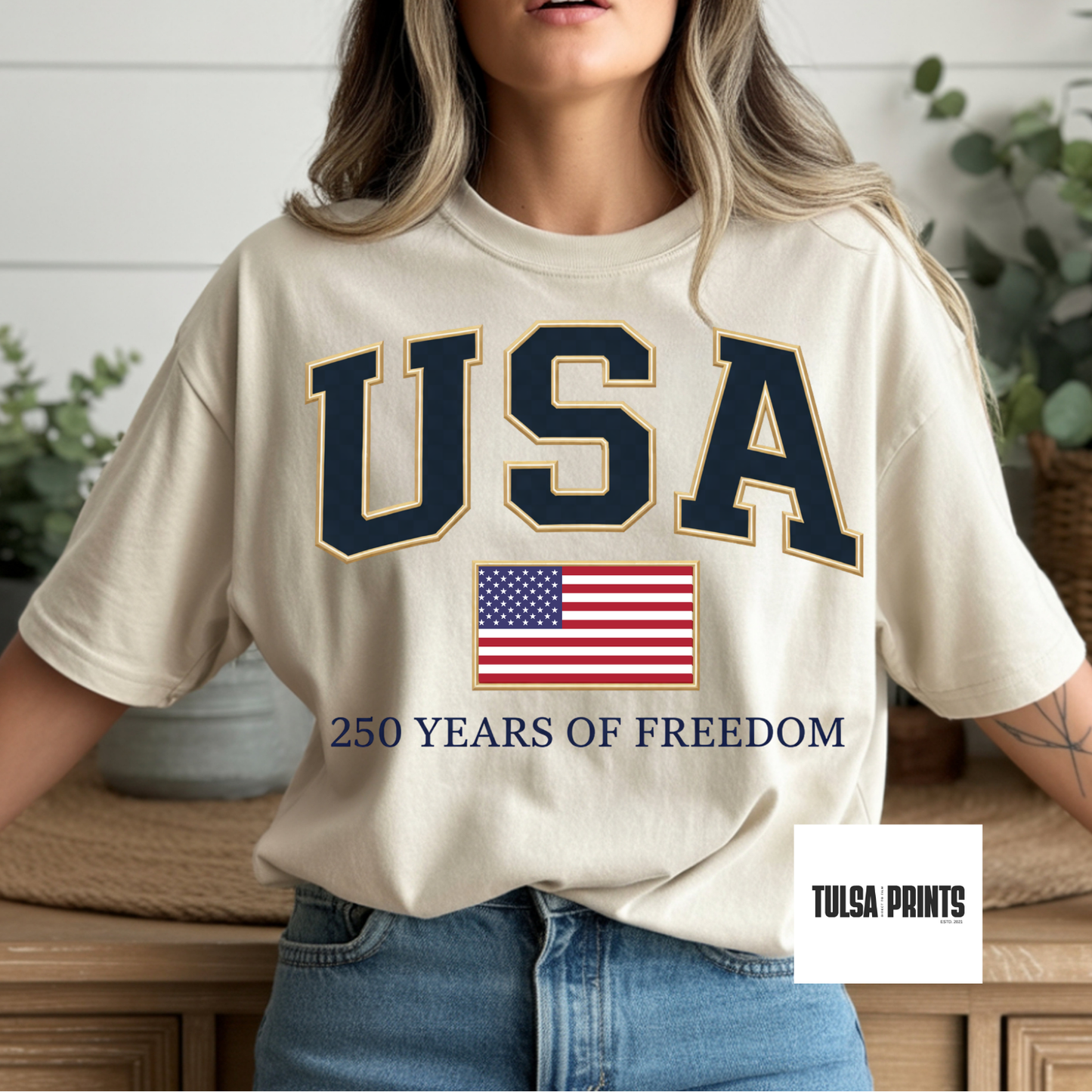 DTF USA 250TH YEARS OF FREEDOM TRANSFER