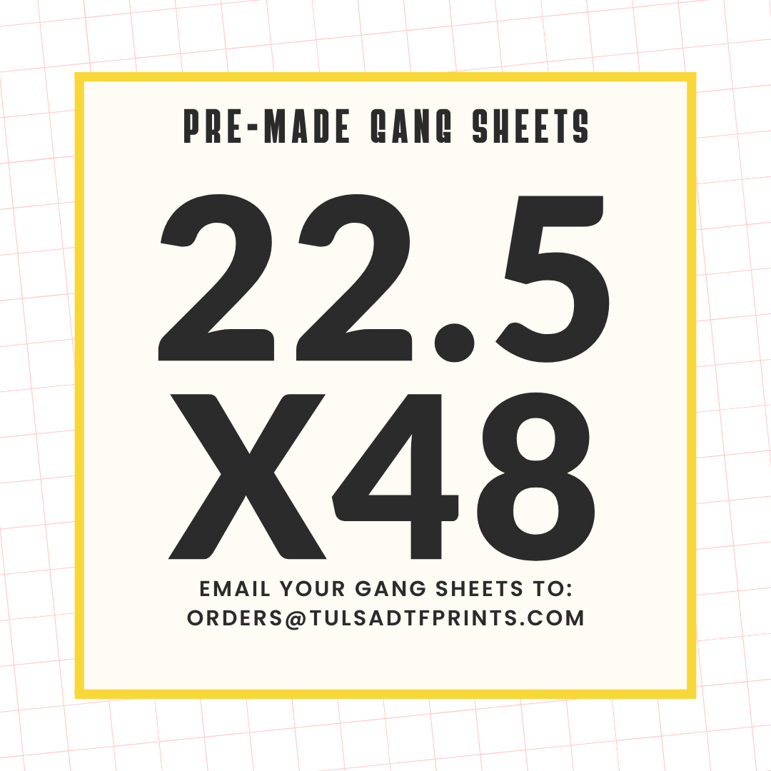 PRE-MADE CUSTOM GANG SHEET - 22.5X48