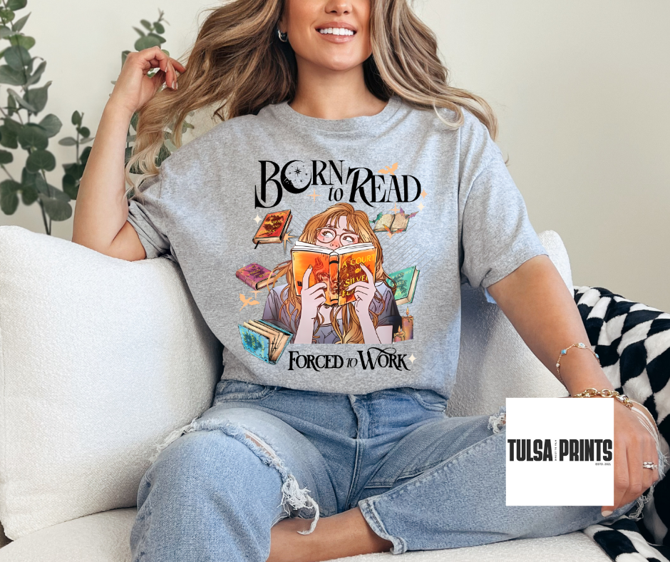 DTF BORN TO READ TRANSFER
