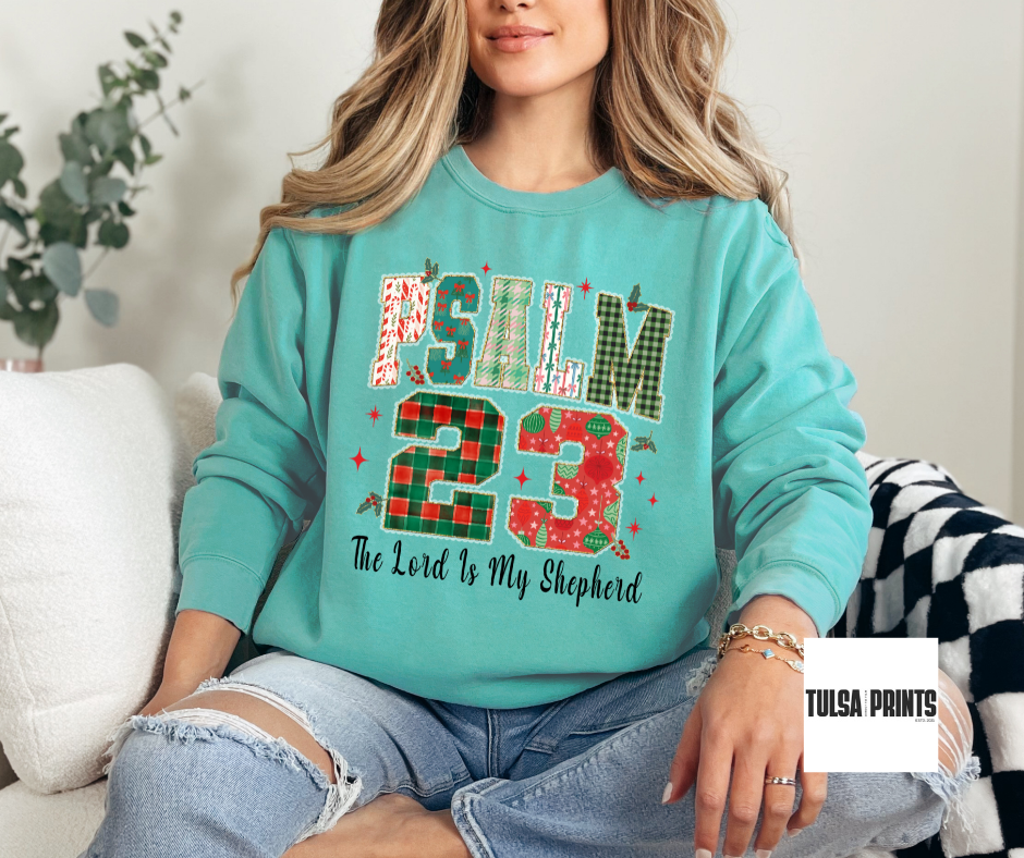 DTF CHRISTMAS PAPER PSALM 23 TRANSFER