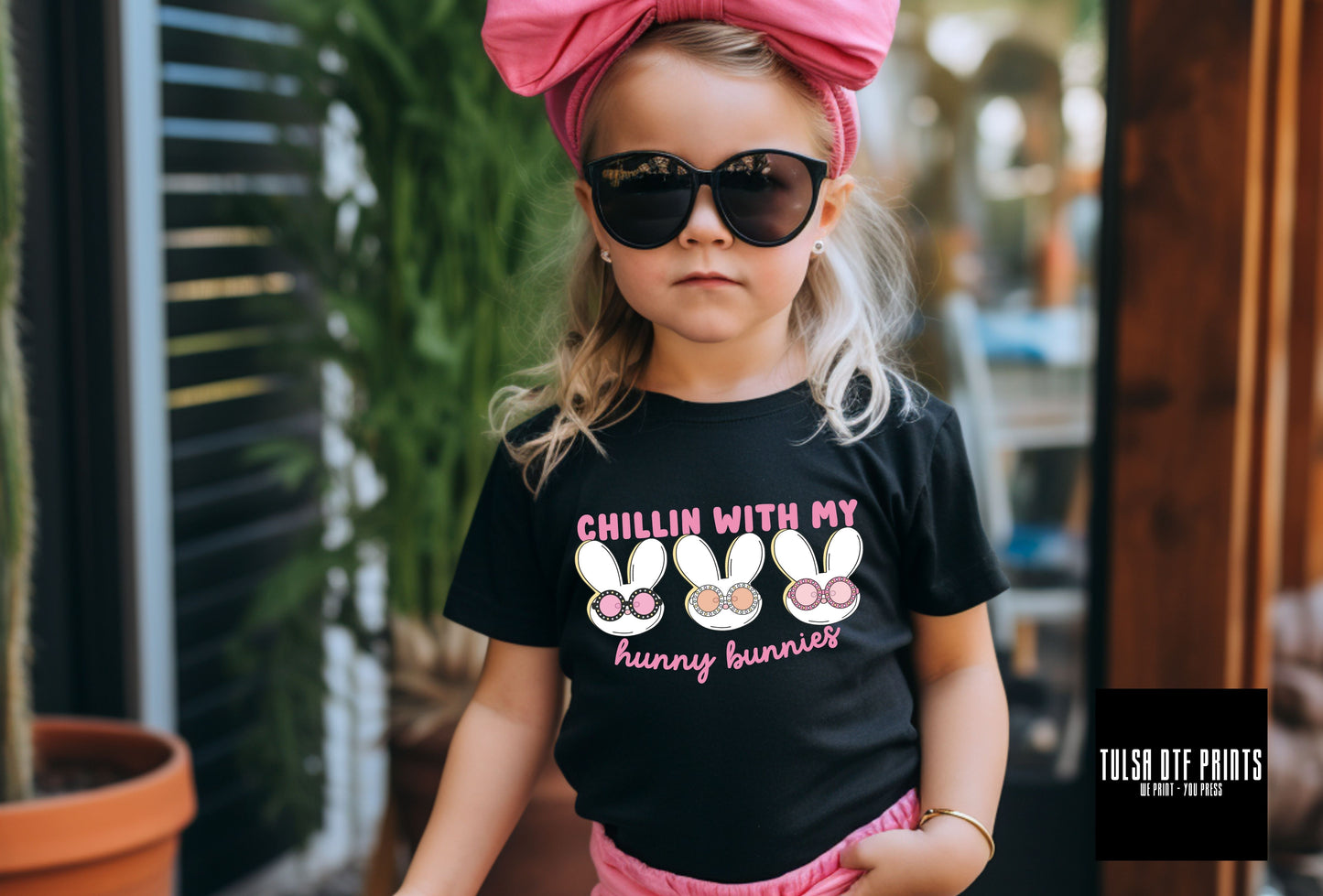 DTF CHILLIN' WITH MY HUNNY BUNNIES TRANSFER