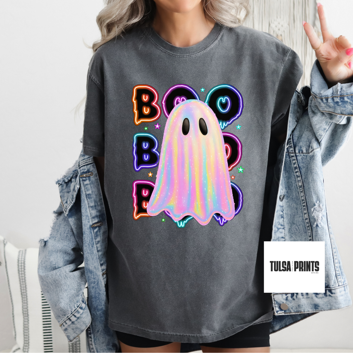 DTF GHOST BOO BOO BOO TRANSFER
