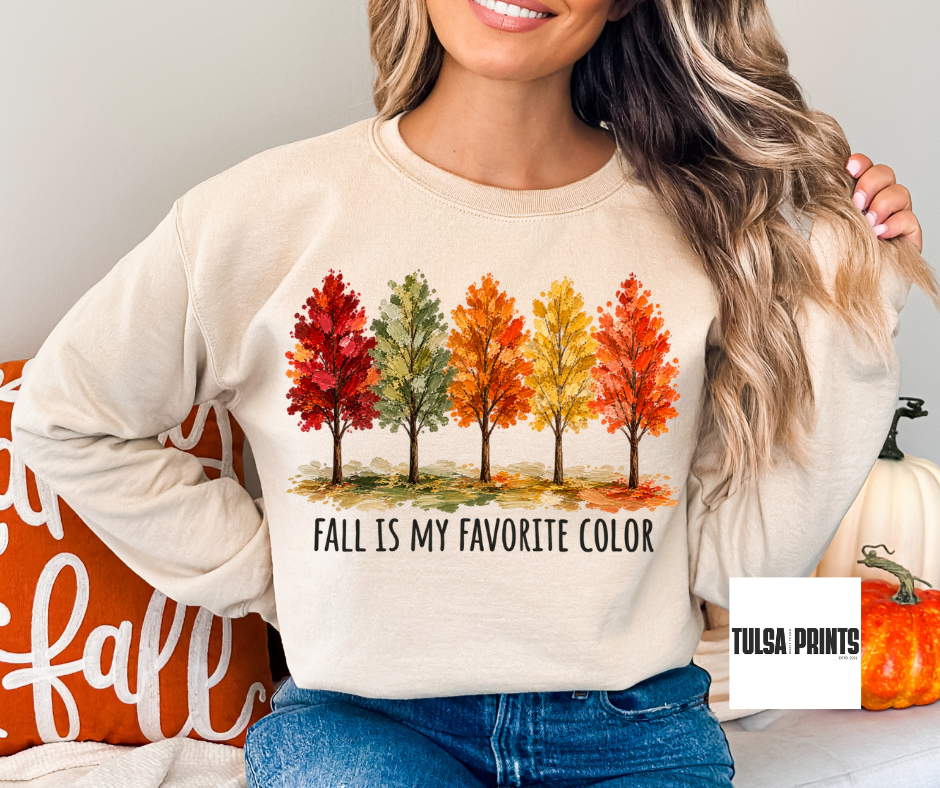 DTF FALL IS MY FAVORITE COLOR TRANSFER