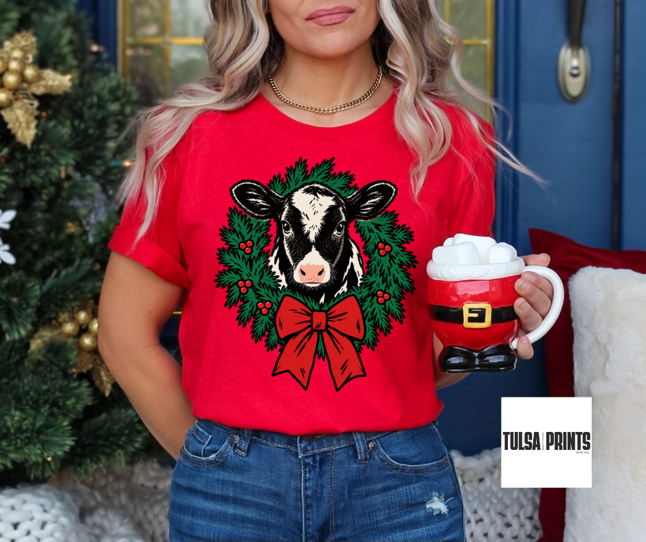 DTF WREATH COW TRANSFER