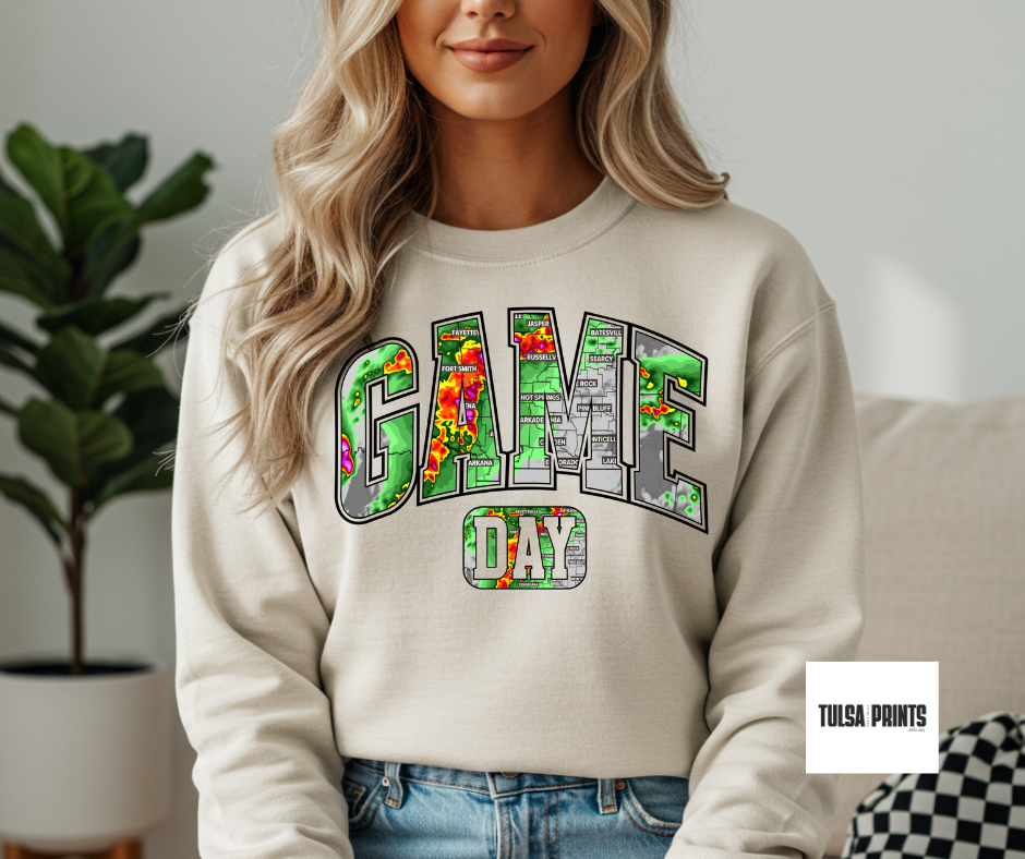 DTF ARKANSAS GAME DAY STORM RADAR TRANSFER