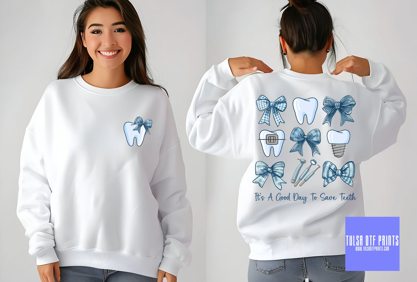 DTF IT'S A GOOD DAY TO SAVE TEETH W/ POCKET TRANSFER