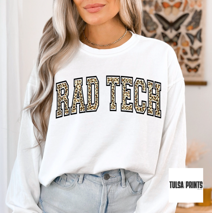 DTF RAD TECH LEOPARD TRANSFER
