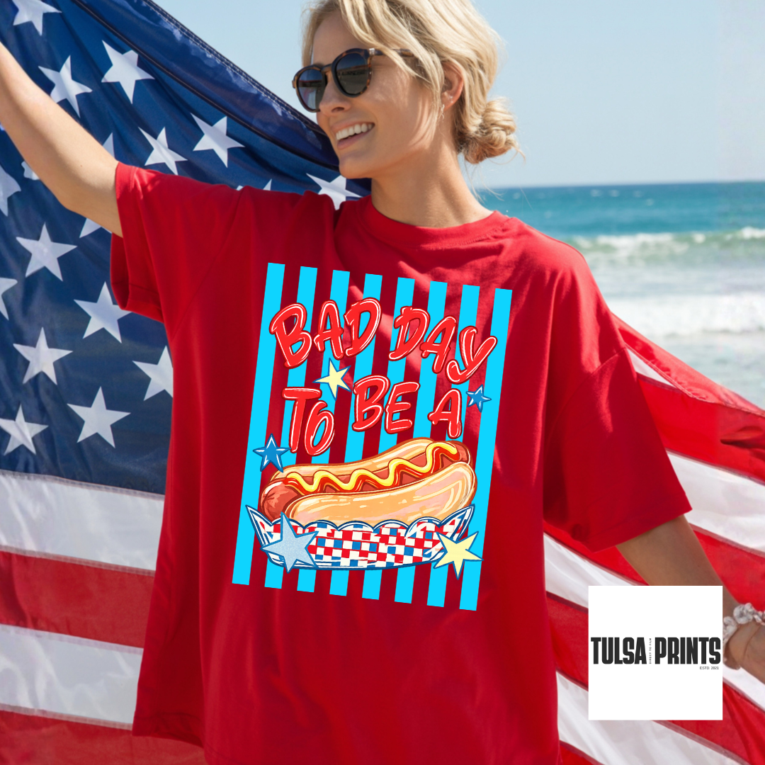 DTF BAD DAY TO BE A HOT DOG TRANSFER
