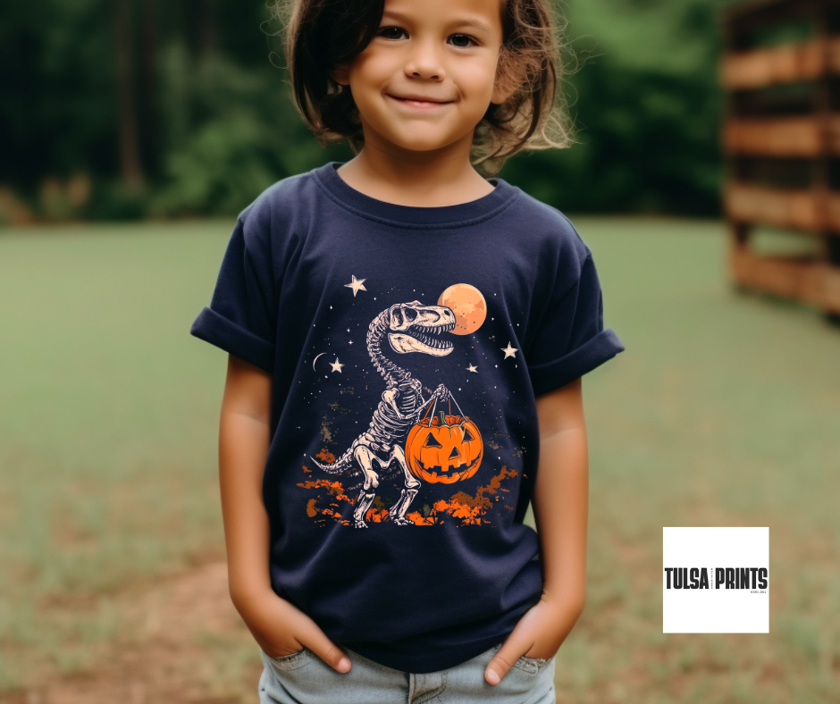 DTF TRICK OR TREX TRANSFER