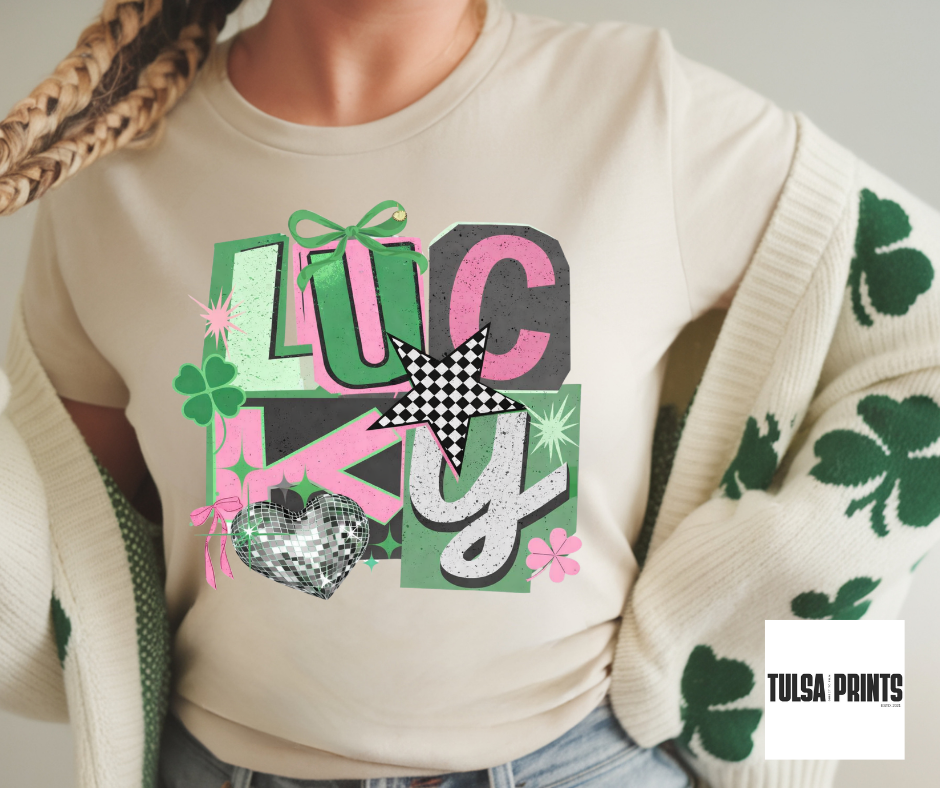 DTF COLORFUL LUCKY CHARM TRANSFER