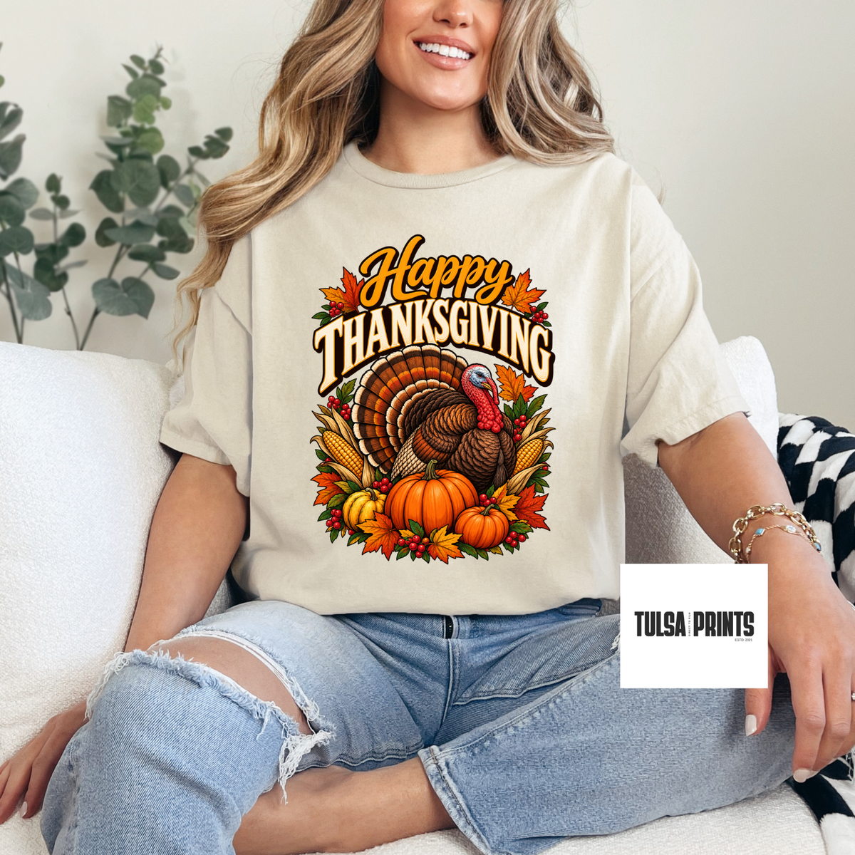DTF THANKSGIVING TURKEY TRANSFER