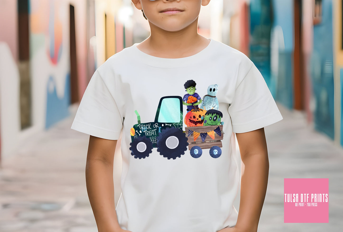 DTF TRICK OR TREAT MONSTERS TRUCK TRANSFER