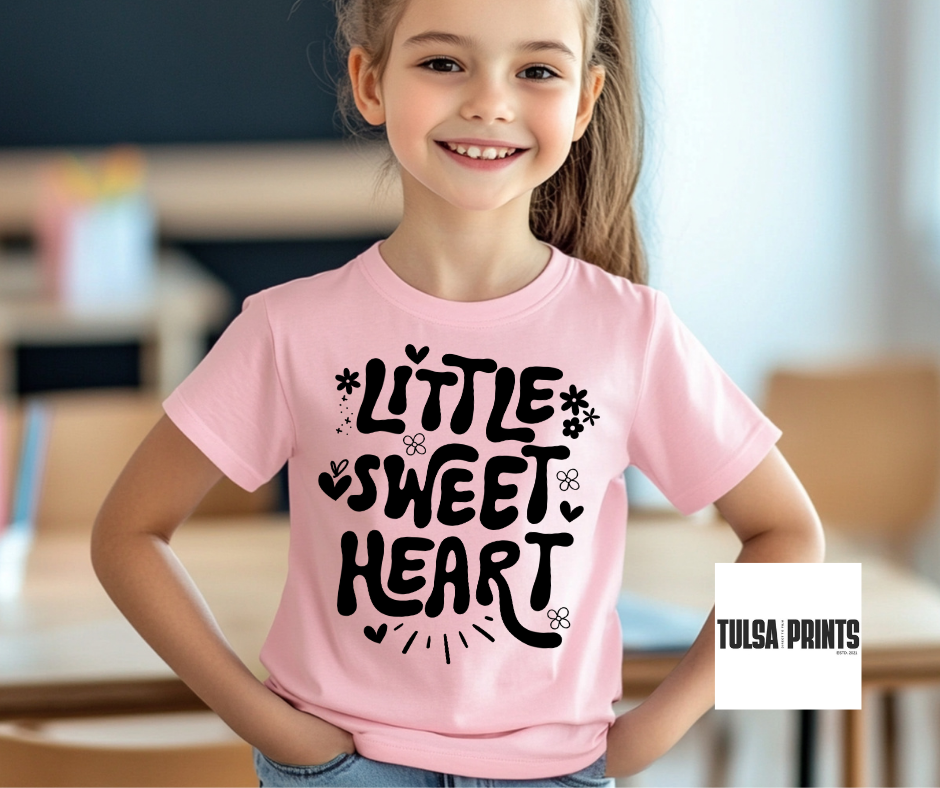 DTF LITTLE SWEET HEART TRANSFER