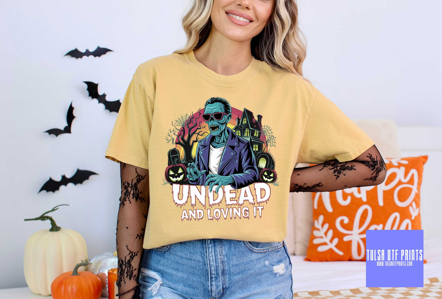 DTF UNDEAD AND LOVING IT TRANSFER