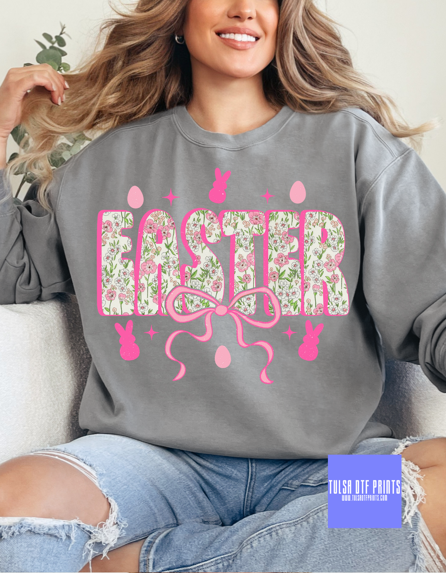 DTF RETRO EASTER DESIGN TRANSFER