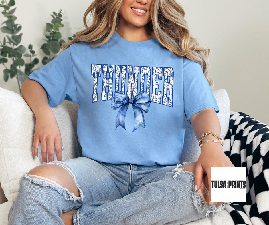 DTF CUTESY THUNDER BOW TRANSFER