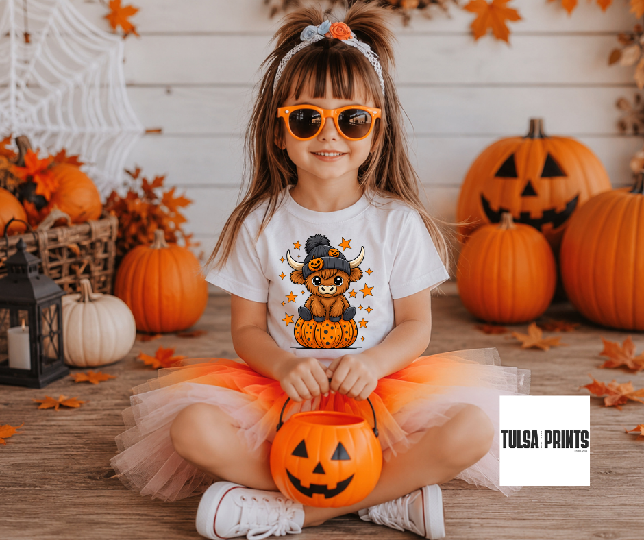 DTF PUMKIN BABY COW TRANSFER