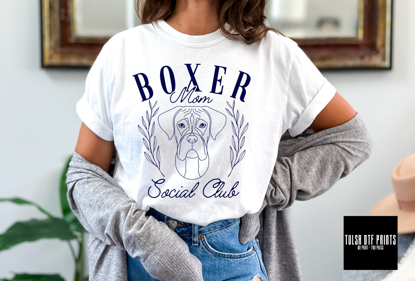 DTF BOXER MOM SOCIAL CLUB TRANSFER