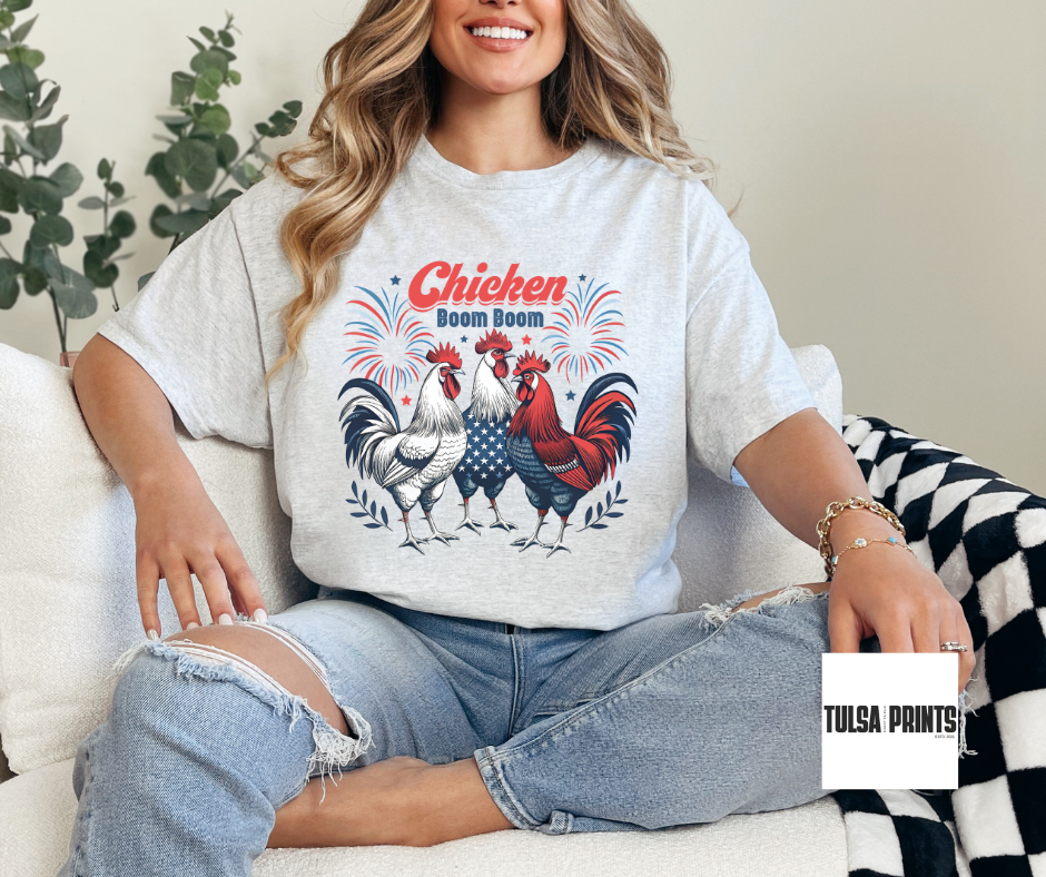 DTF CHICKEN BOOM BOOM TRANSFER