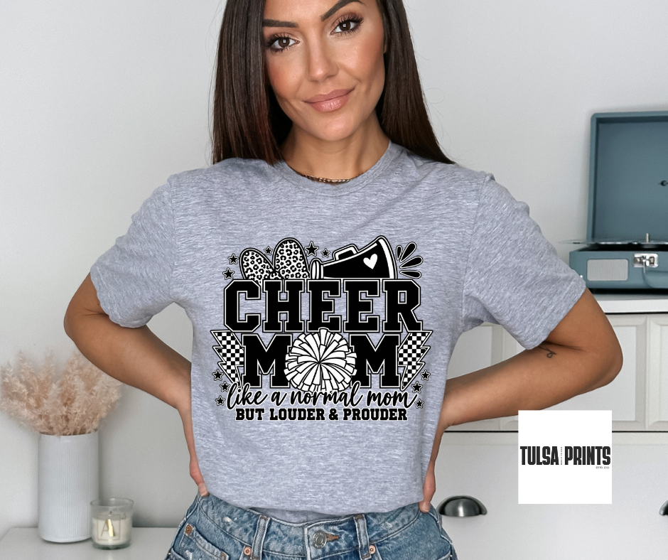 DTF CHEER MOM LOUDER & PROUDER TRANSFER