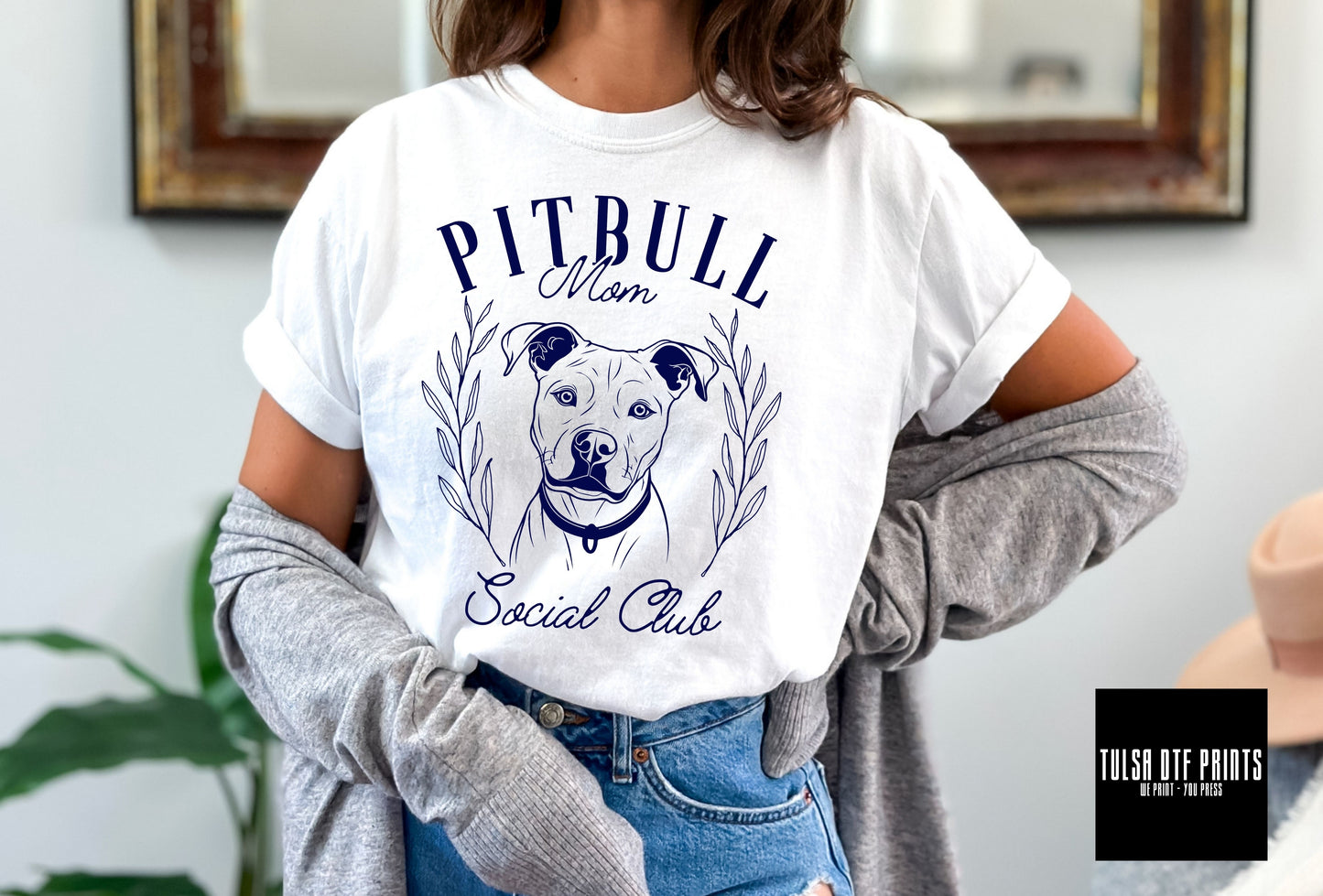 DTF PITBULL MOM SOCIAL CLUB TRANSFER