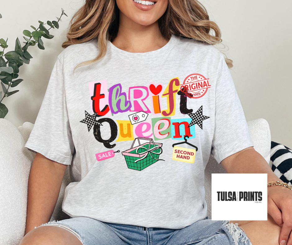 DTF THRIFT QUEEN RANDOM LETTERS TRANSFER