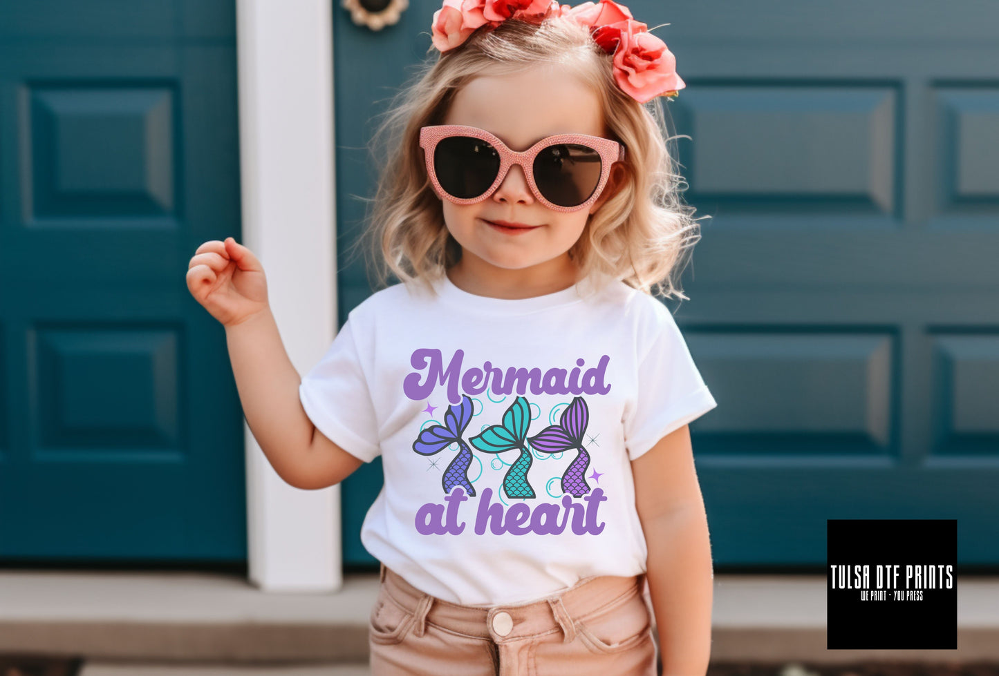 DTF MERMAID AT HEART TRANSFER