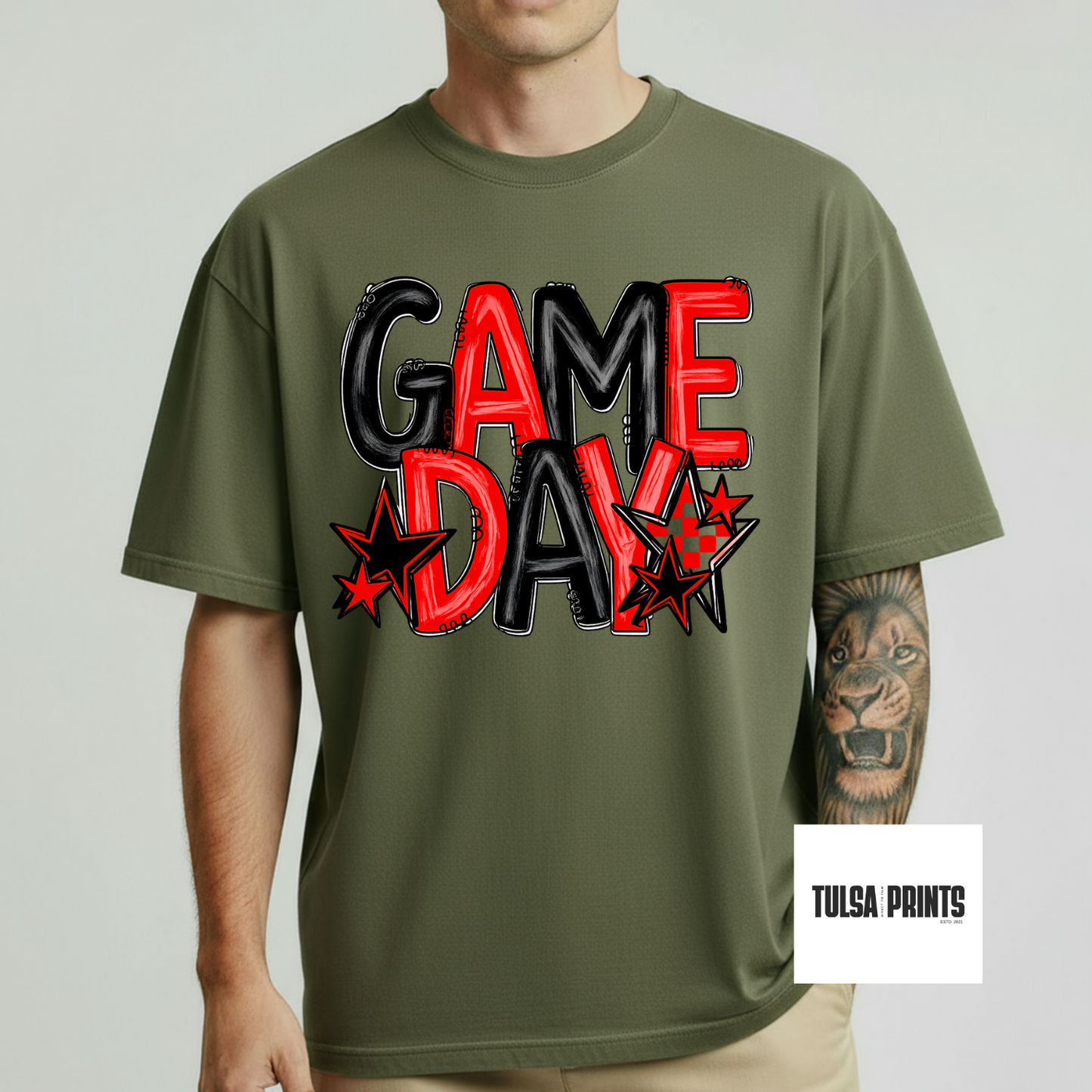 DTF STARRY GAME DAY (5 COLORS AVAIL.) TRANSFER