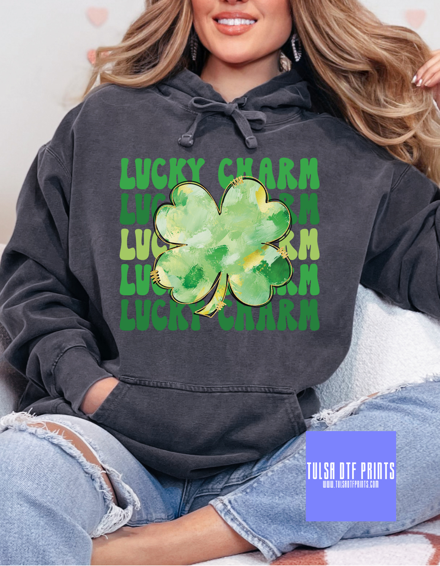 DTF LUCKY CHARM STACKED TRANSFER