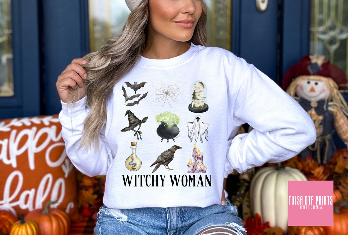 DTF WITCHY WOMAN COLLAGE TRANSFER