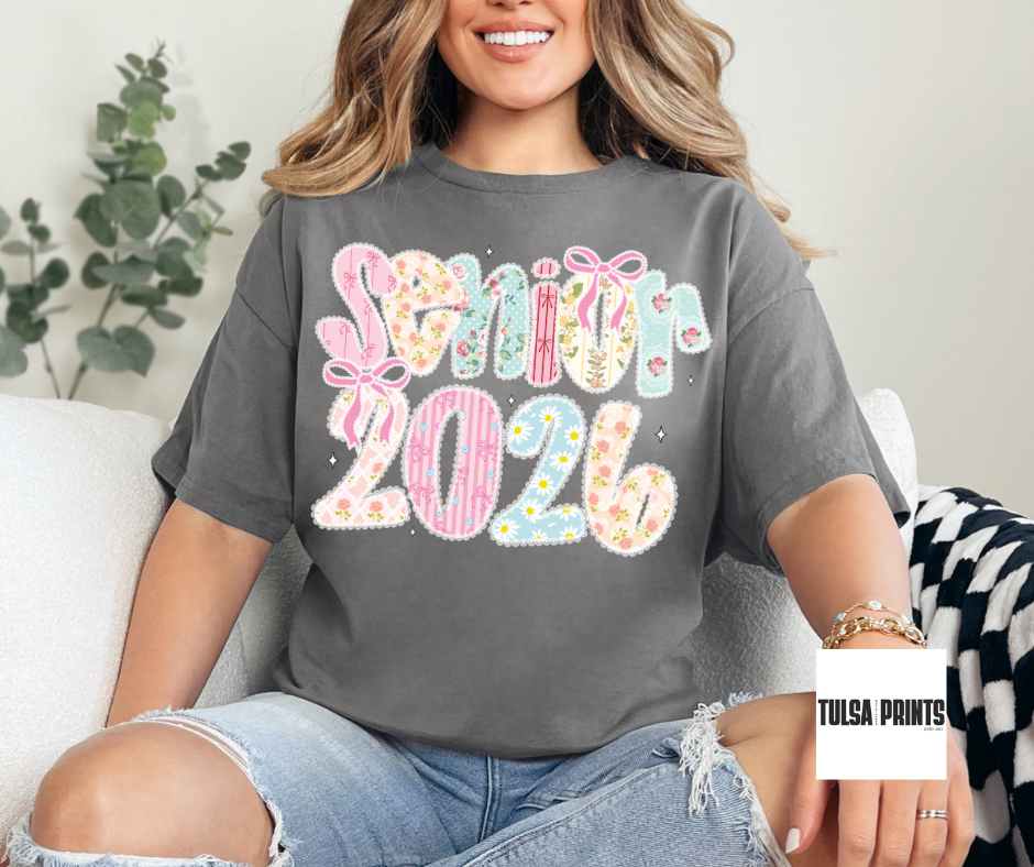 DTF COQUETTE LACE SENIOR 2026 TRANSFER