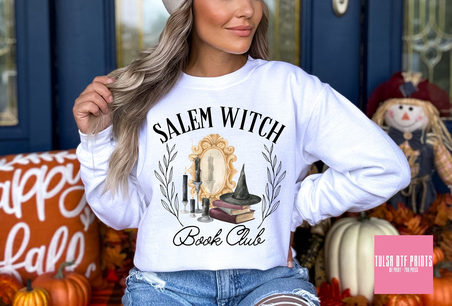 DTF SALEM WITCH BOOK CLUB TRANSFER
