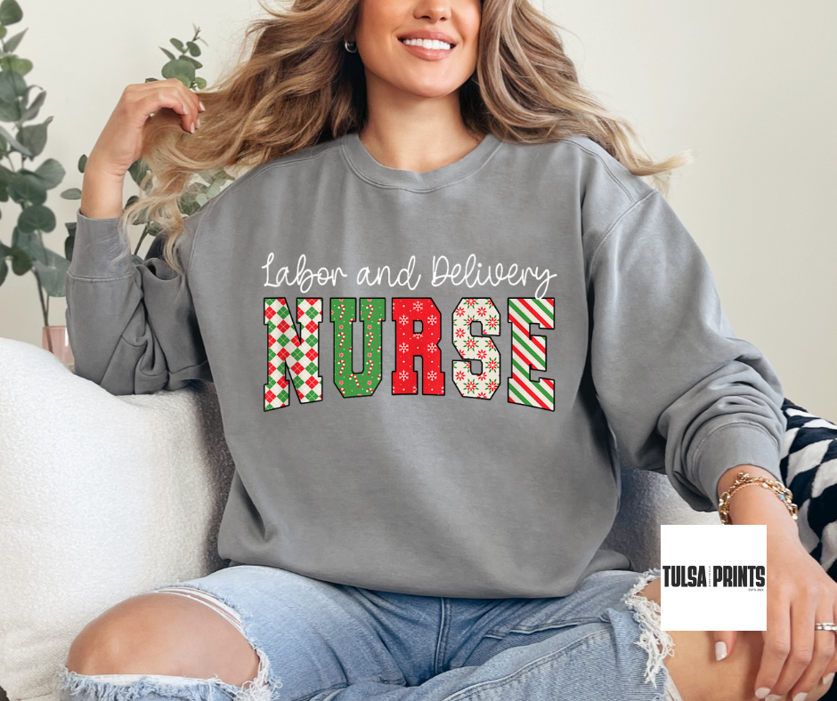 DTF DECK THE HALLS L&D NURSE TRANSFER