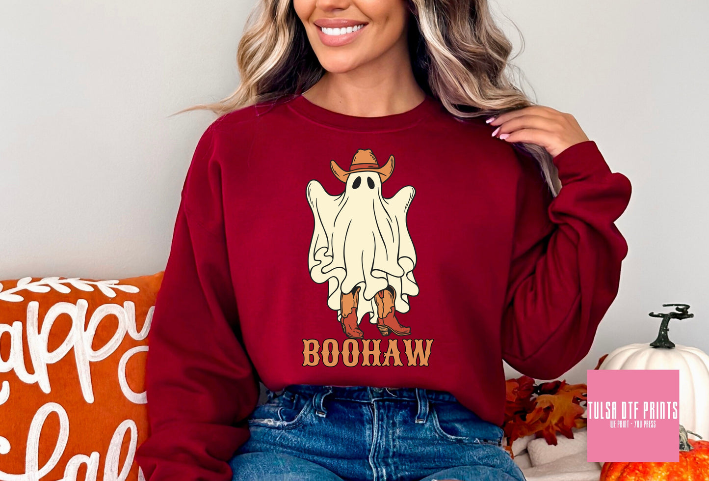 DTF BOOHAW GHOST COWBOY TRANSFER