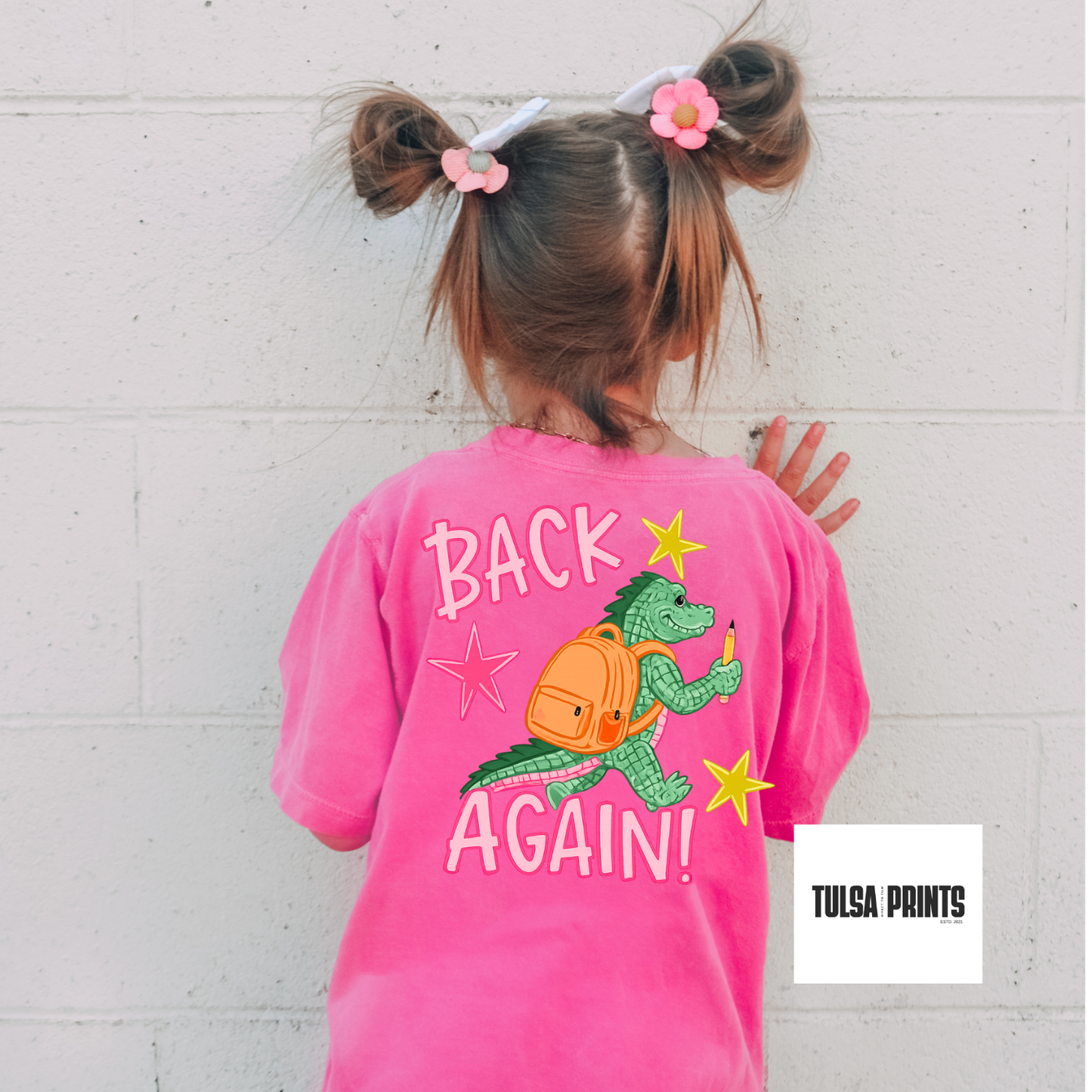 DTF GUESS WHO'S BACK GATOR (Front & Back) TRANSFER