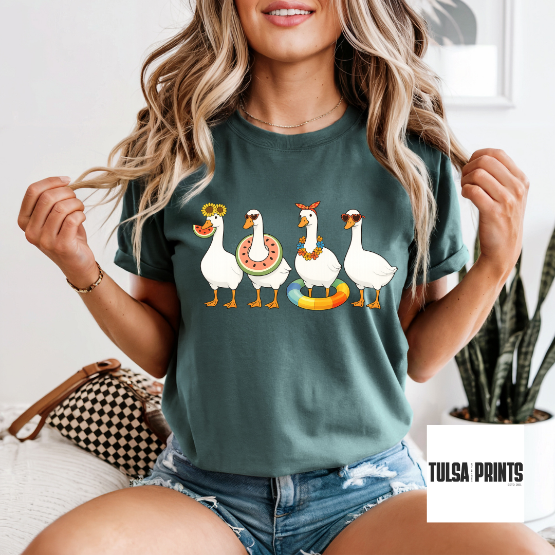 DTF SUMMER VIBE GEESE TRANSFER