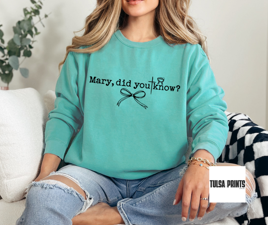 DTF MARY DID YOU KNOW TRANSFER
