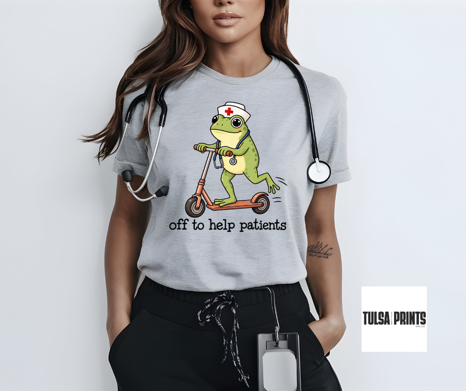 DTF NURSE FROG TRANSFER