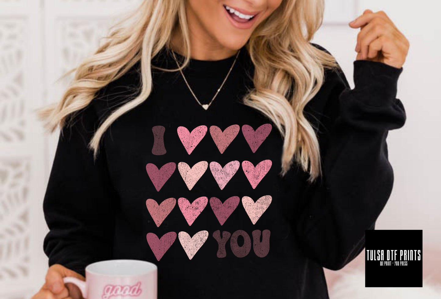 DTF I HEART(S) YOU TRANSFER