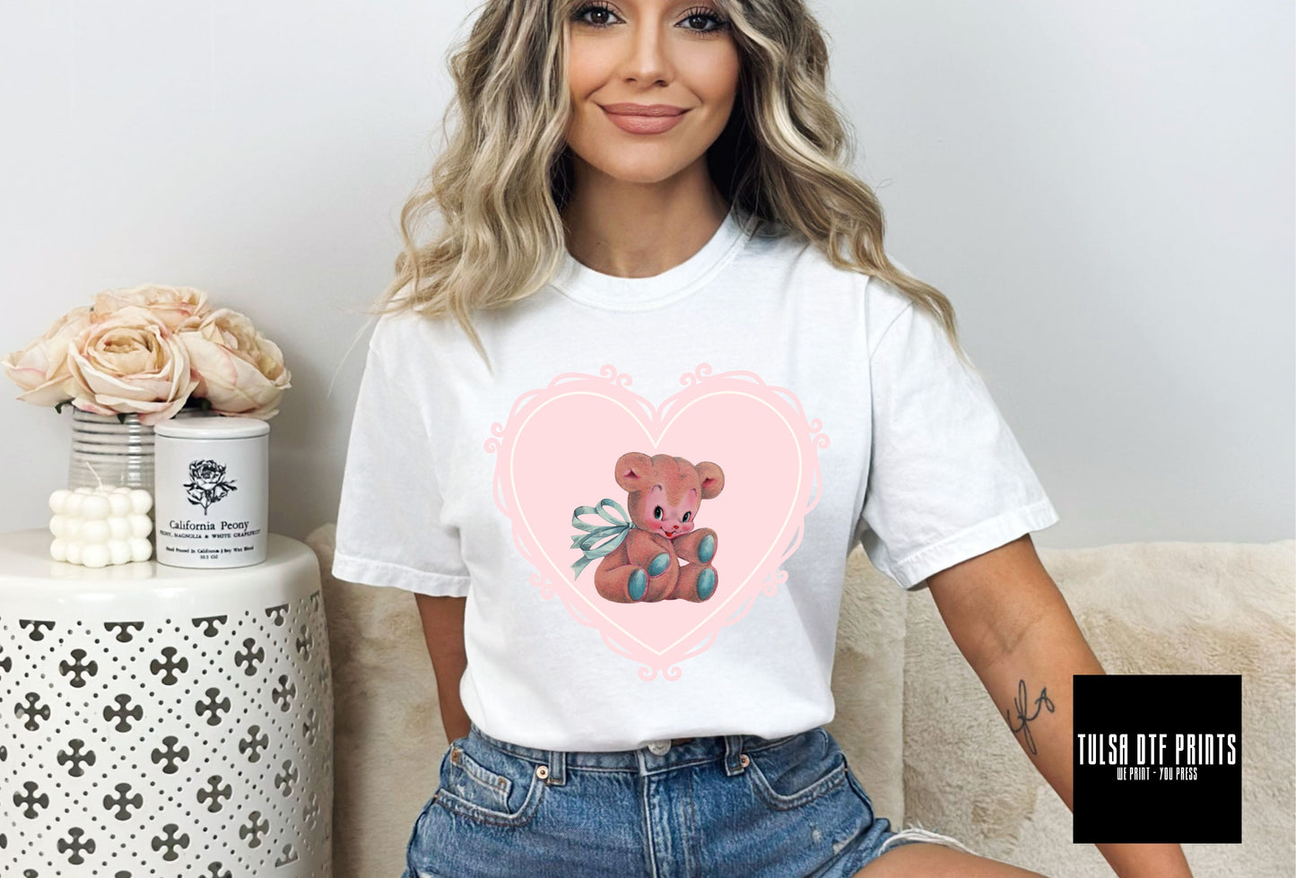 DTF COQUETTE TEDDY BEAR TRANSFER