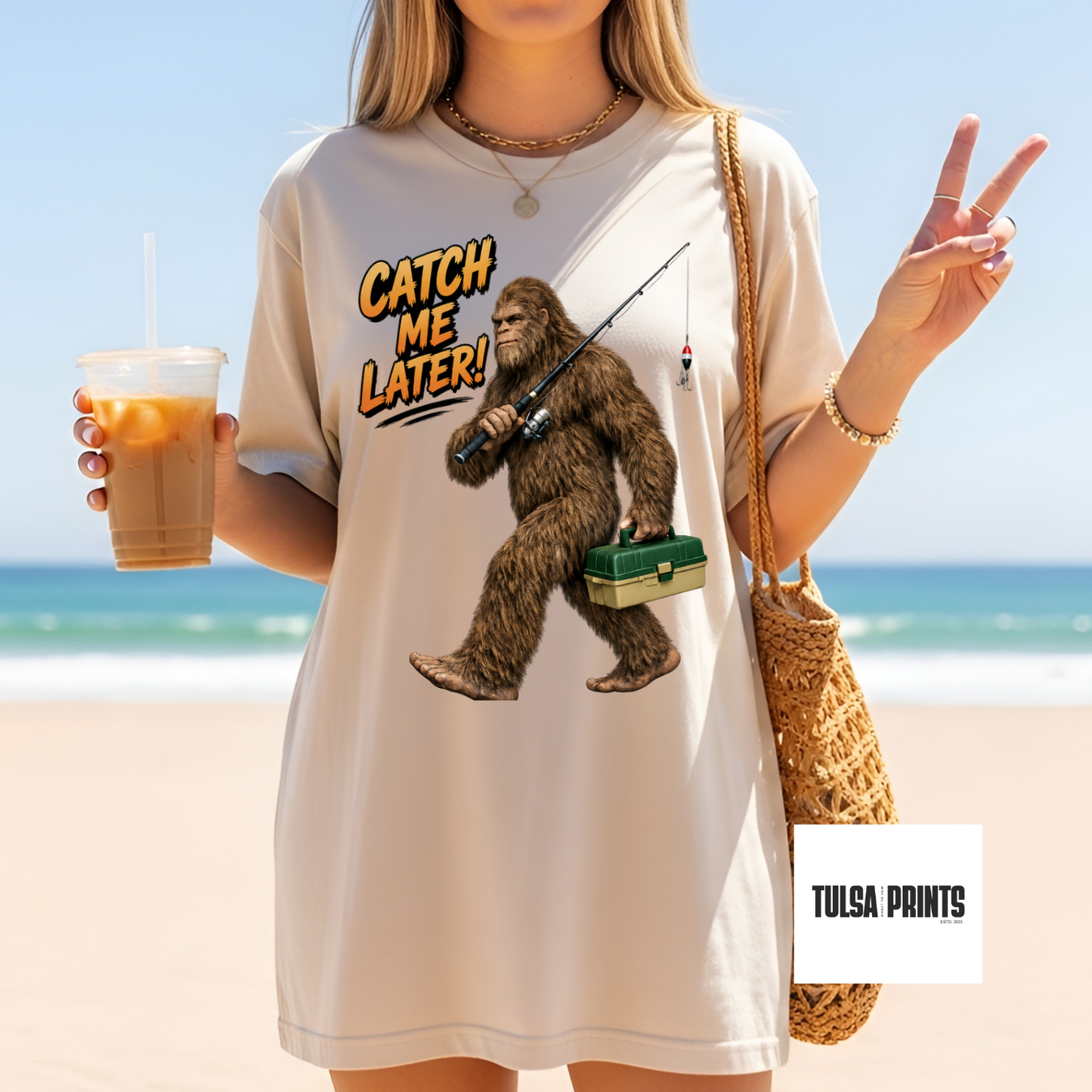 DTF FISHING BIGFOOT TRANSFER