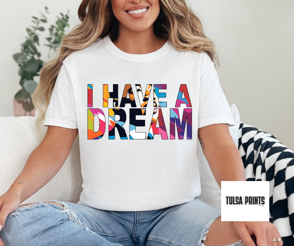 DTF MLK DREAM WATERCOLOR TRANSFER