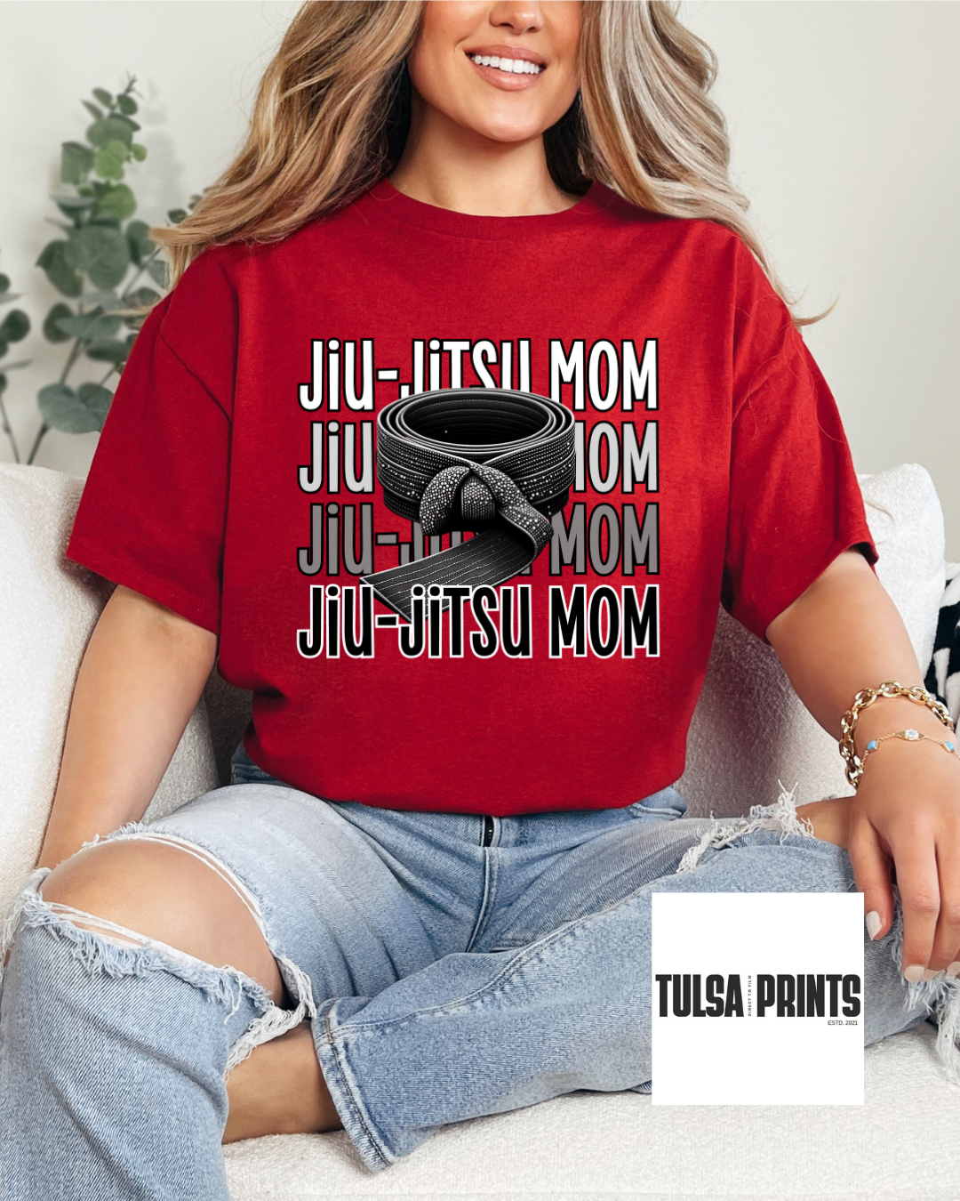 DTF JIU JITSU MOM STACKED TRANSFER