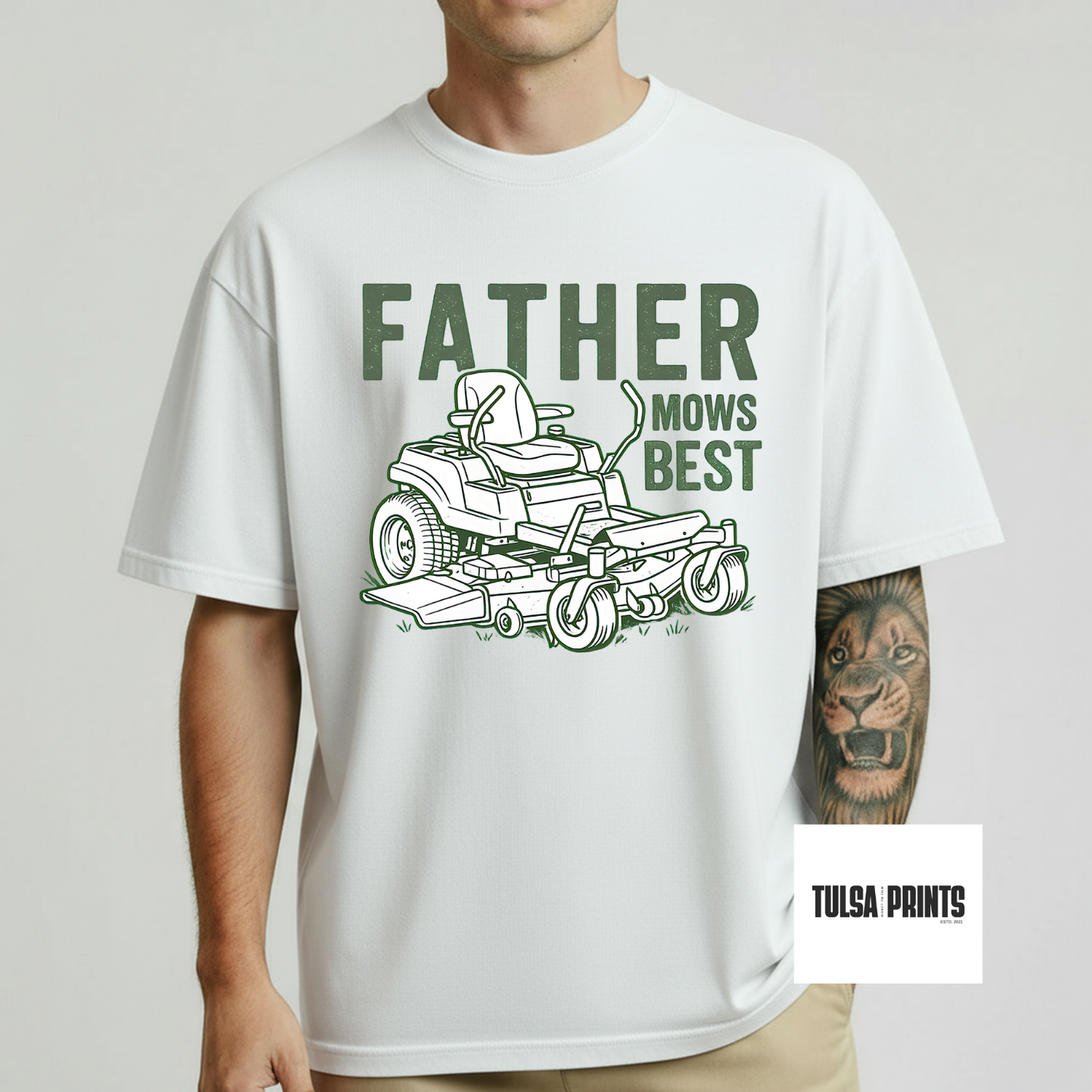 DTF FATHER MOWS BEST TRANSFER