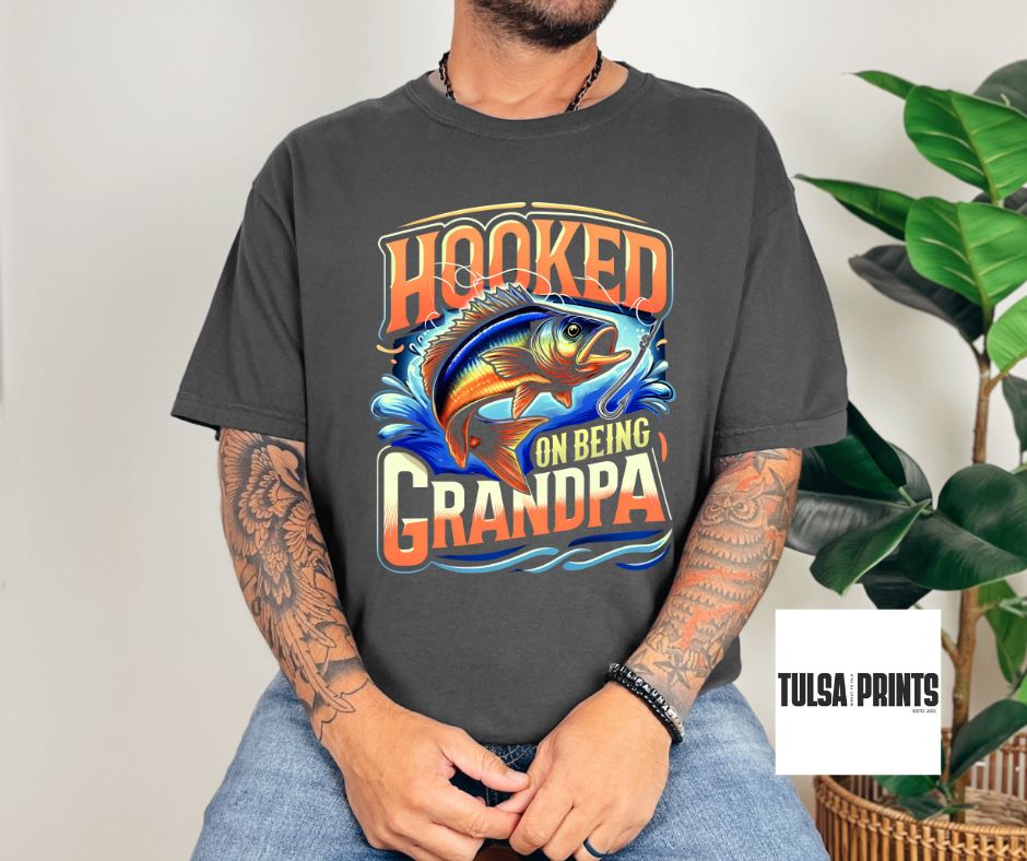DTF HOOKED ON BEING GRANDPA TRANSFER